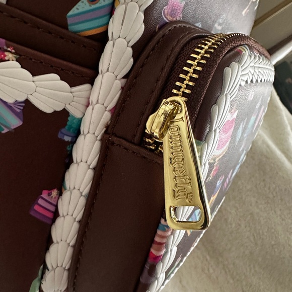 Disney Princess Dessert Cakes Loungefly Mini Backpack and Wallet Set: NWT - Picture 9 of 16